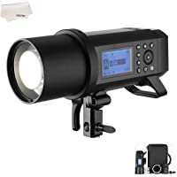 Godox AD400Pro All-in-One Flash Strobe al Aire Libre- 400W 2.4G TTL Speedlite portátil con batería y AC-DC Alimentado…